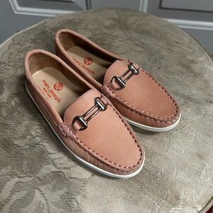 Marc Joseph New York Leather Loafer in Dusty Pink Sz 13.5